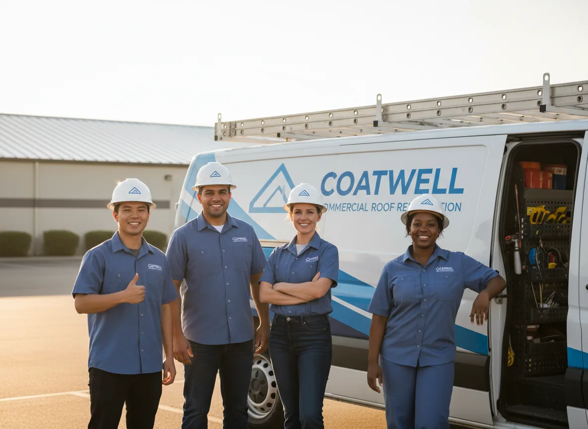 Commercial roof coating company in Burket, IN